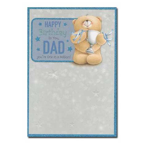 Dad Birthday One in a Million Forever Friends Card